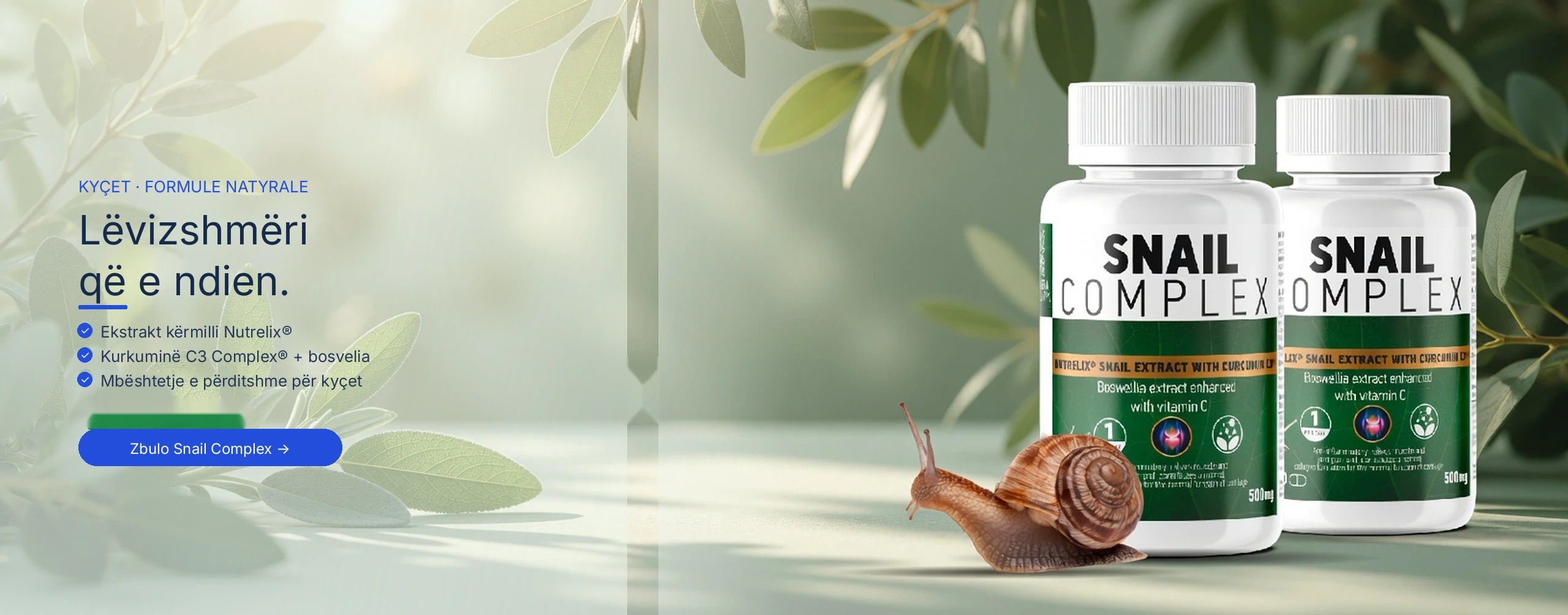 Snail Complex — suplement me ekstrakt kërmilli për kyçet dhe lëvizshmërinë