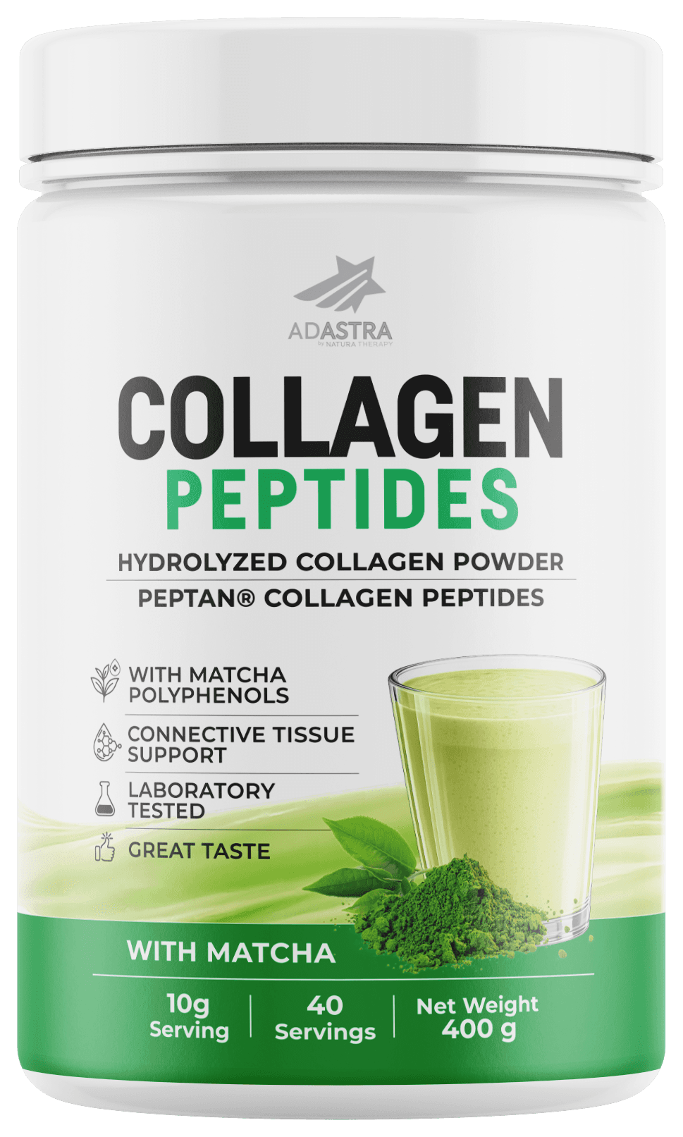Matcha Collagen 400 g — peptide kolagjeni me matcha japoneze – Matcha | NaturaTherapy – suplemente ushqimore natyrale