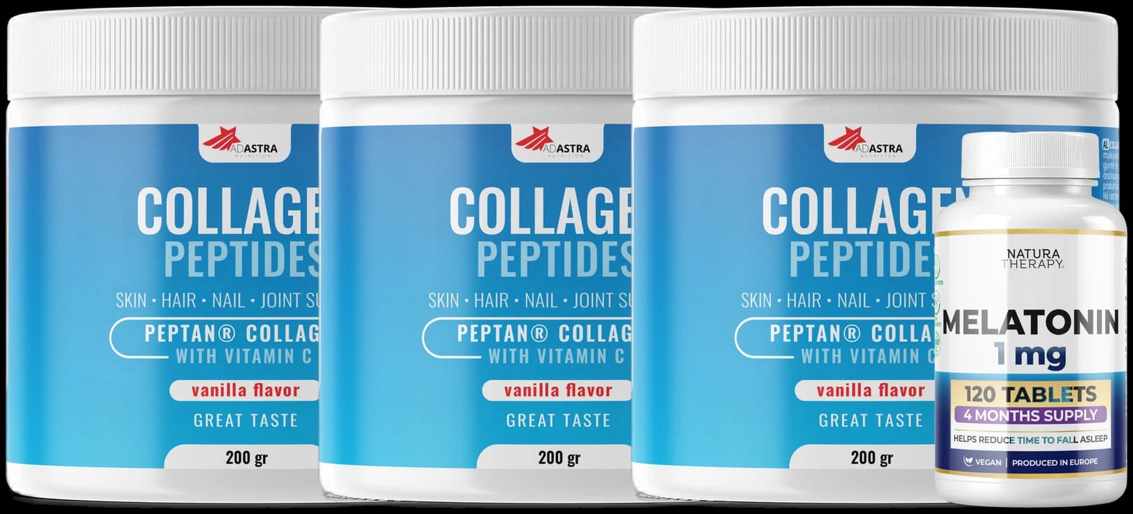 Collagen Peptides 2+1 + dhuratë 120-she