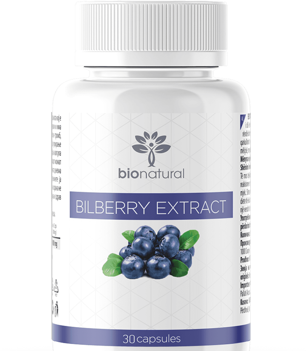 Bilberry Extract — ekstrakt boronice të egër, kapsula