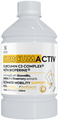 Curcumactiv (500ml) — shurup me kurkuminë kundër dhimbjeve dhe inflamacioneve – Curcumactiv | NaturaTherapy – suplemente ushqimore natyrale