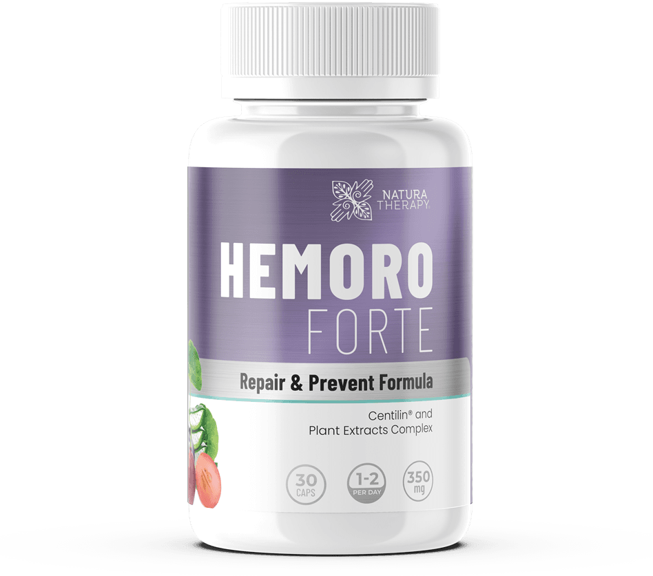Hemoro Forte — kapsula për mbështetjen e venave rektale dhe rehatinë gjatë hemorroideve – Hemoro | NaturaTherapy – suplemente ushqimore natyrale