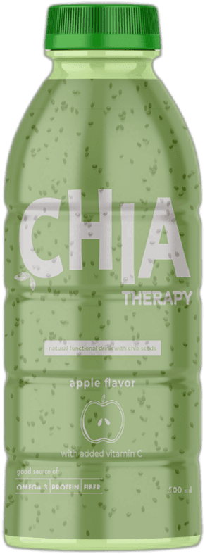 CHIA THERAPY — freskim me chia, fibra dhe omega-3 — Mollë – CHIA | NaturaTherapy – suplemente ushqimore natyrale