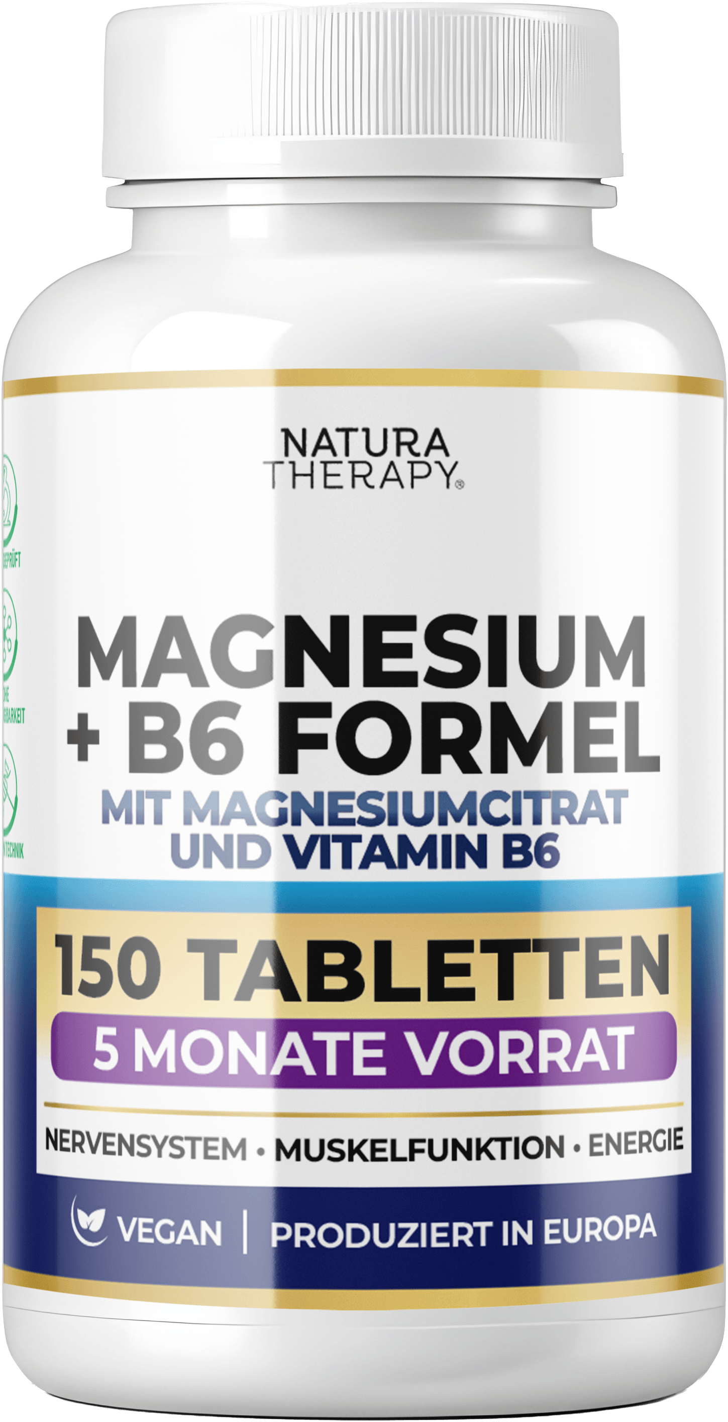 Magnesium + B6 – Magnesium | NaturaTherapy – suplemente ushqimore natyrale