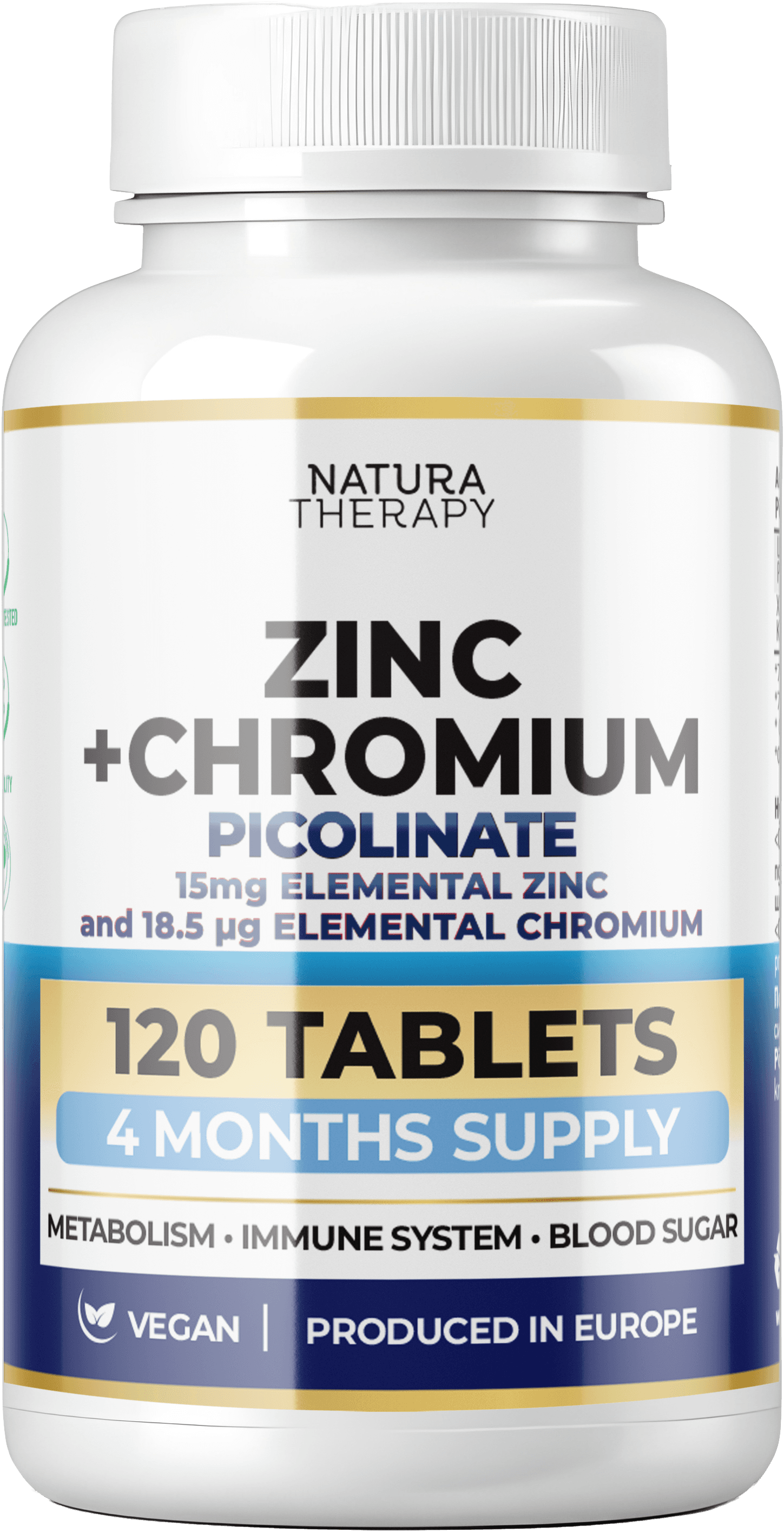 Zinc + Chromium — zink dhe krom pikolinat – Zinc | NaturaTherapy – suplemente ushqimore natyrale
