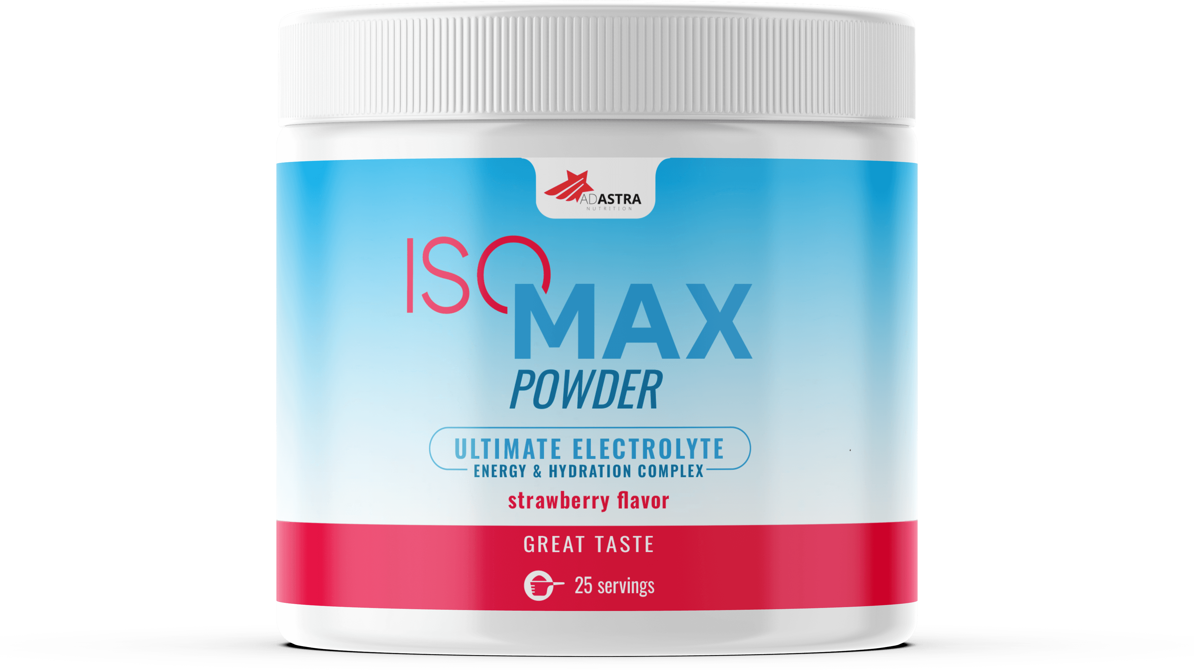 ISO Max — elektrolite në pluhur me luleshtrydhe – ISO | NaturaTherapy – suplemente ushqimore natyrale