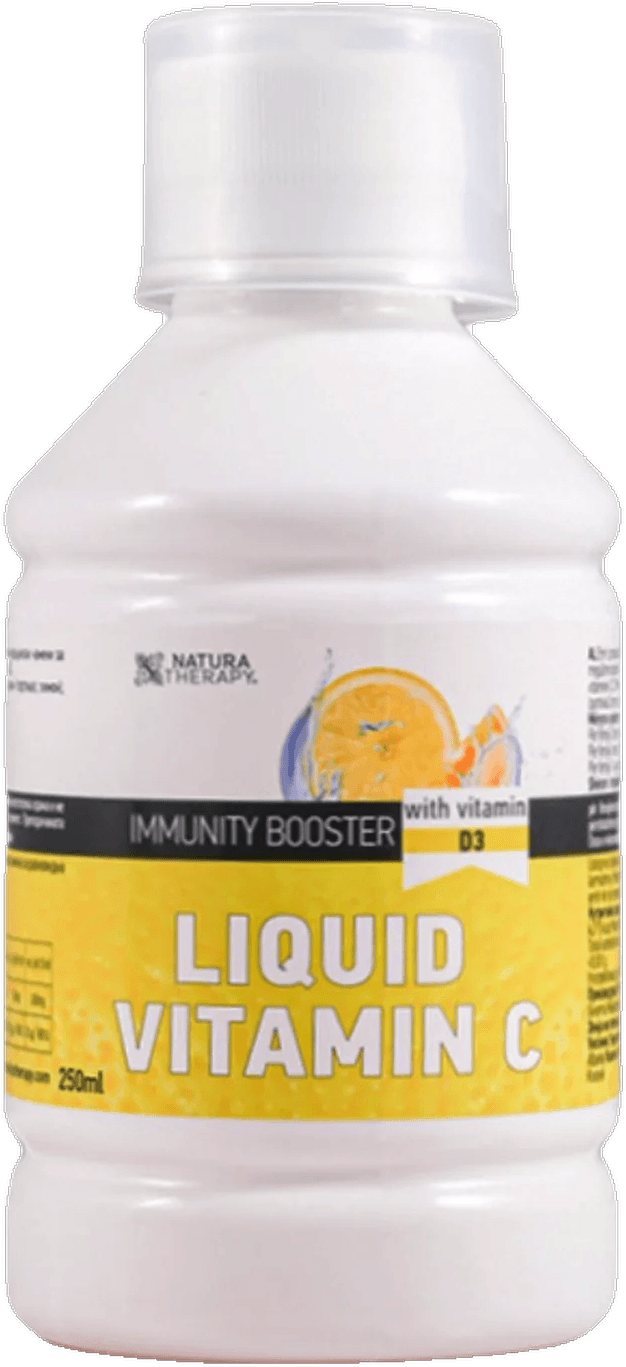 Liquid Vitamin C — vitaminë C e lëngshme me D3 dhe zink – Liquid | NaturaTherapy – suplemente ushqimore natyrale