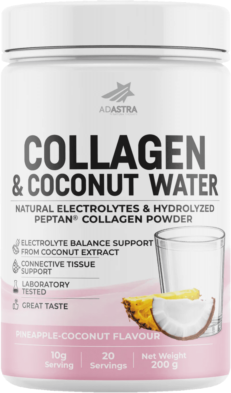 COLLAGEN & COCONUT WATER — kolagjen dhe elektrolite për lëkurën dhe nyjet – COLLAGEN | NaturaTherapy – suplemente ushqimore natyrale