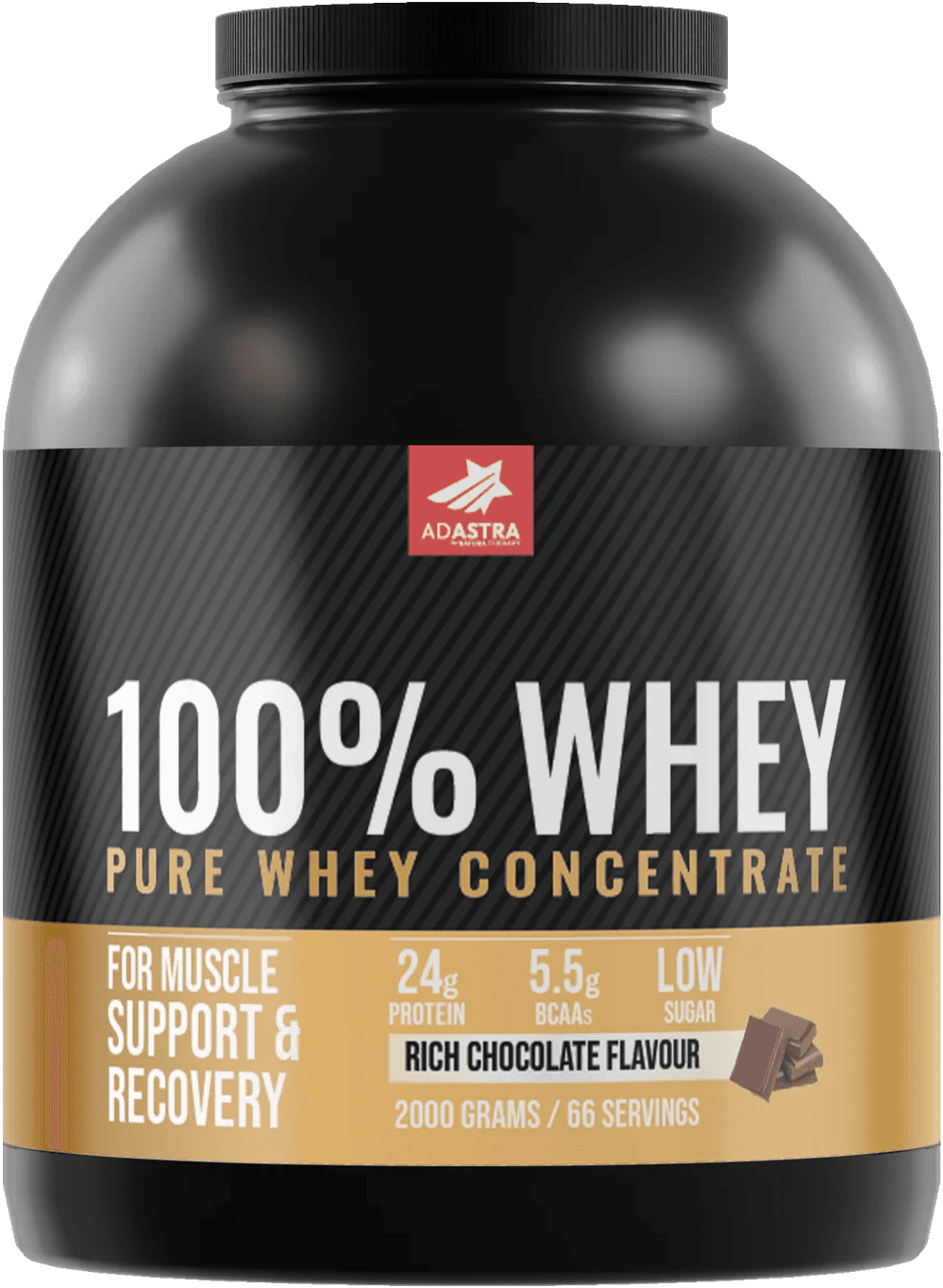 100% WHEY Protein 2 kg — proteinë hirre për muskujt dhe rikuperimin — Çokollatë – 100% | NaturaTherapy – suplemente ushqimore natyrale