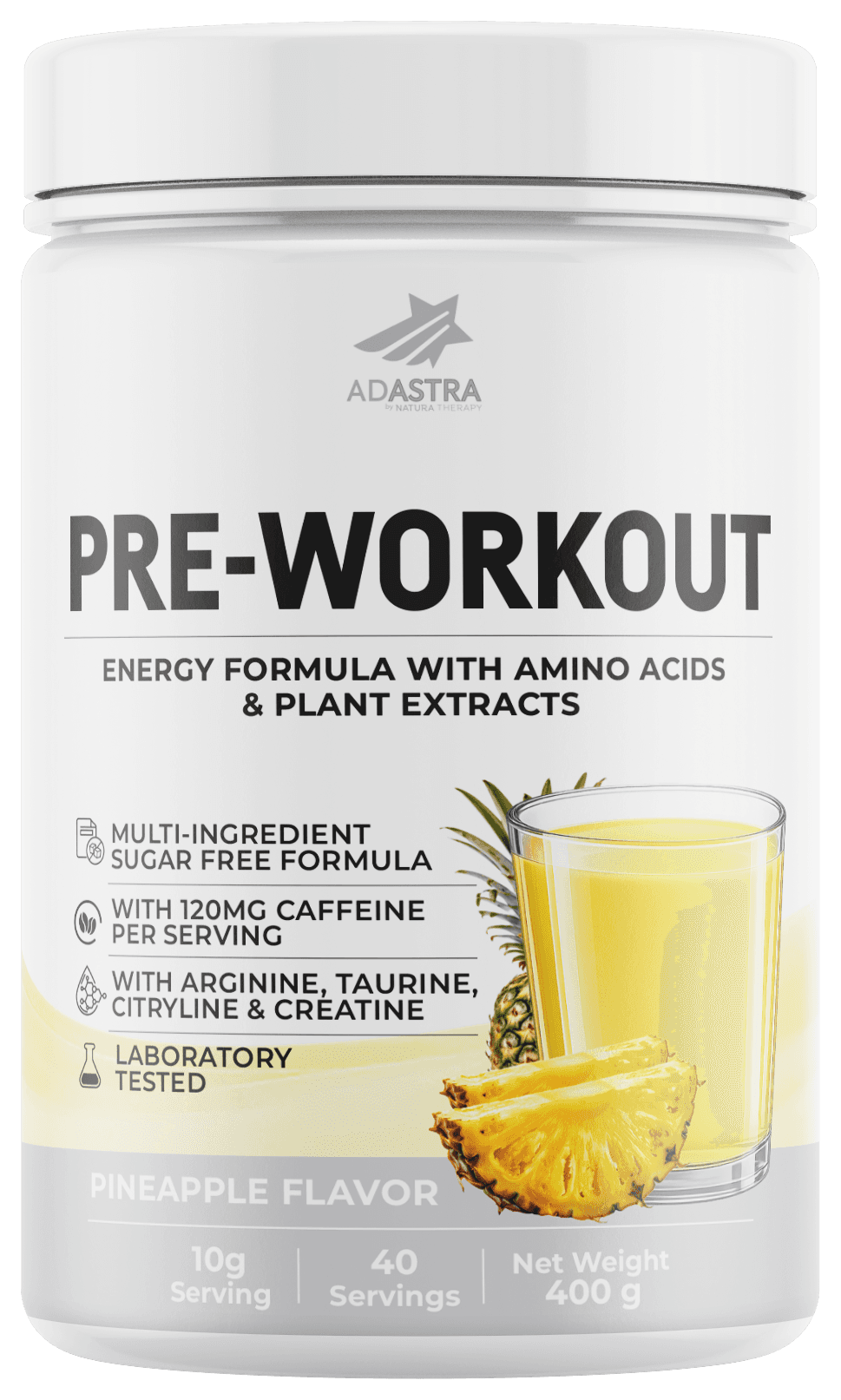 PRE-WORKOUT 400 g — energji para stërvitjes – PRE-WORKOUT | NaturaTherapy – suplemente ushqimore natyrale